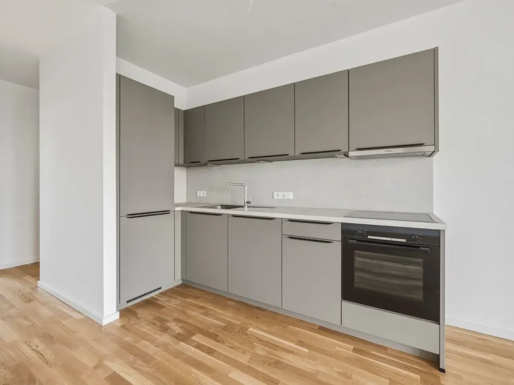3-room apartment with fitted kitchen, parking space and high-quality features