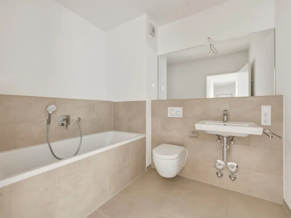 3-room apartment with fitted kitchen, parking space and high-quality features