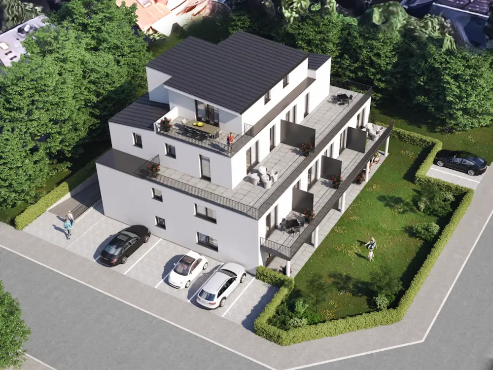 WE08 Moderne, barrierefreie 3-Zimmer-Neubau-Wohnung im 1.OG mit Balkon