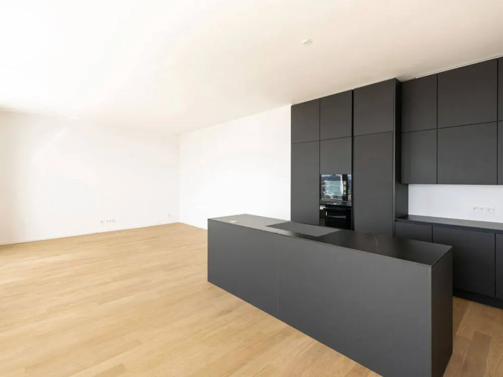 Blick auf die Frankfurter Skyline - 3 Zimmer-Penthouse mit Dachterrasse