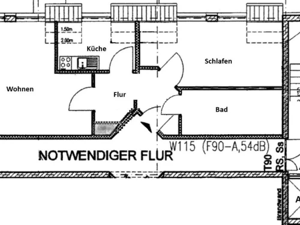 Spacious Two-Room Apartment at the Castle in Machern