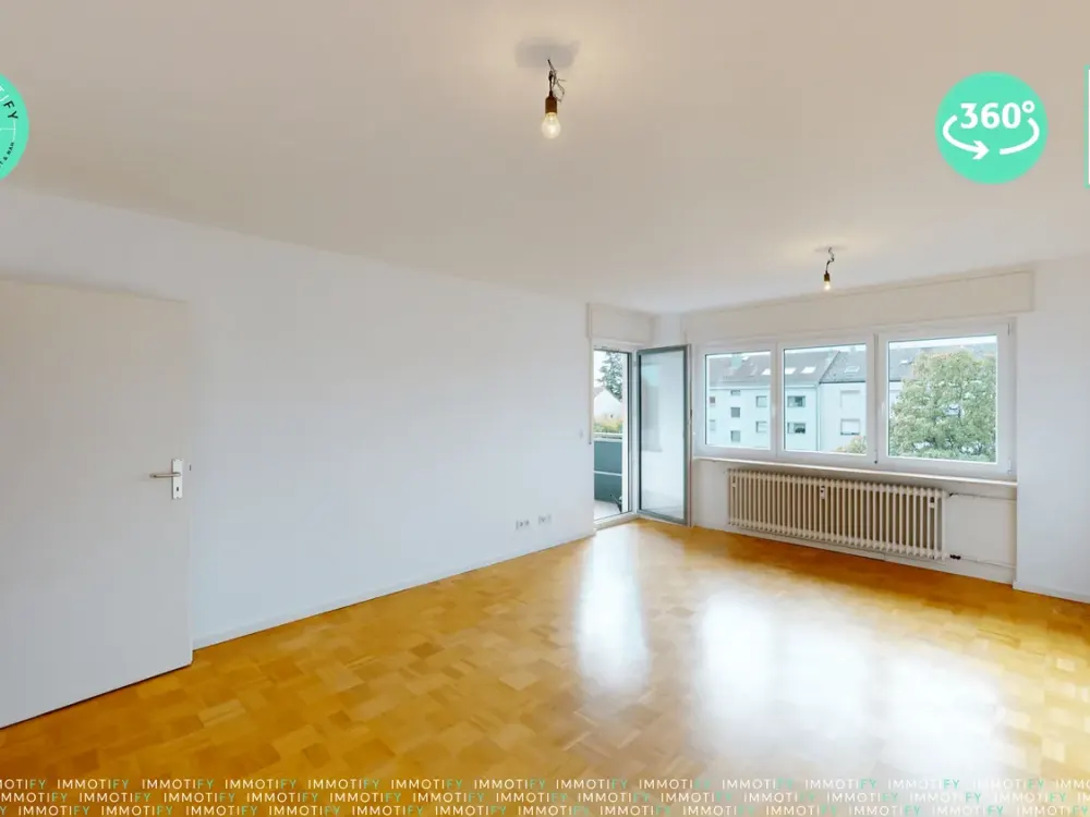 أوستشتات للراحة, شقة مشرقة مكونة من 4 غرف مع شرفة وتصميم عملي، KA-Oststadt