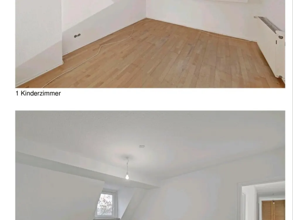 Großzügige Dachgeschosswohnung mit 6 Zimmern am Stadtrand
