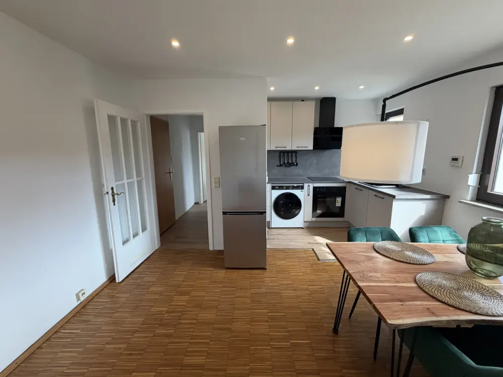 Bright 2-Person Shared Apartment with Eat-in Kitchen 47 m2, First Occupancy After Complete Renovation