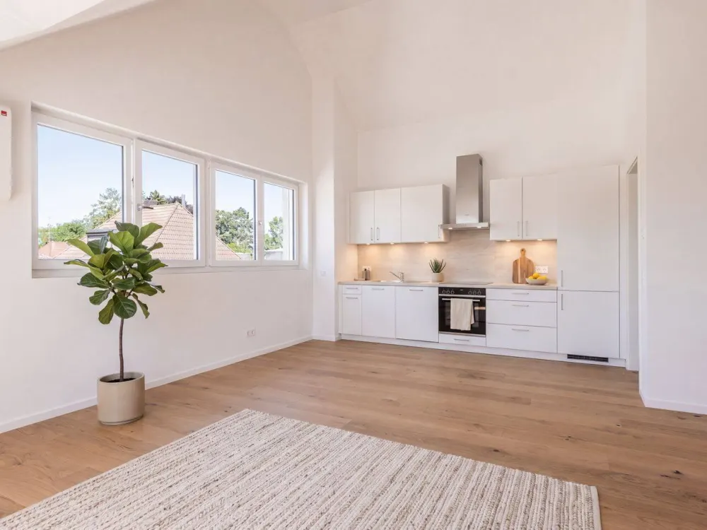 Zum Erstbezug: 3-Zimmer-Wohnung mit Dachterrasse in ruhiger Lage