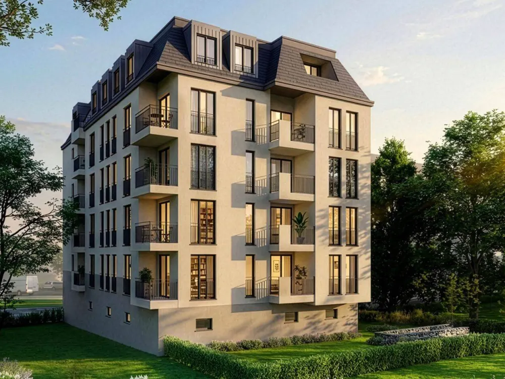BLOSSOM - moderner, stadtnaher Neubau, 2-Zimmer-Wohnung mit Balkon