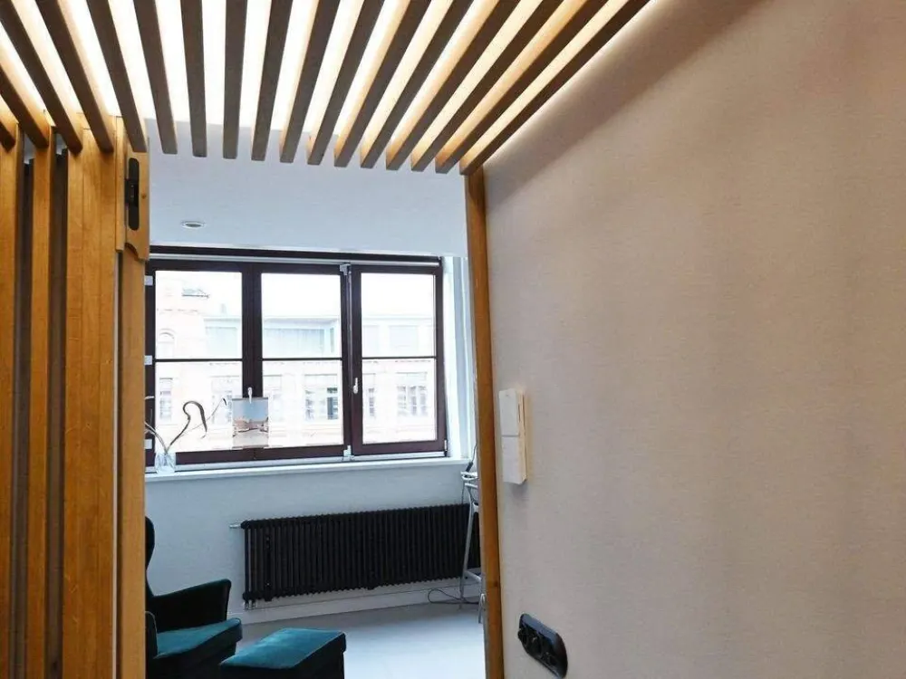 Exclusives Designloft an der Weißen Elster / schicke Einbauküche