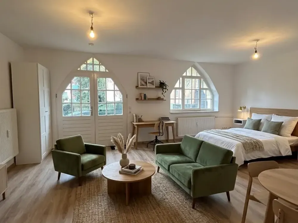 Stufenloses 1-Zimmer-Apartment als Zweitbezug nach Sanierung: