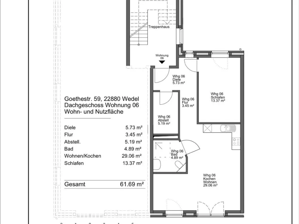 2-Zi-Wohnung Erstbezug in ruhiger Elbnähe