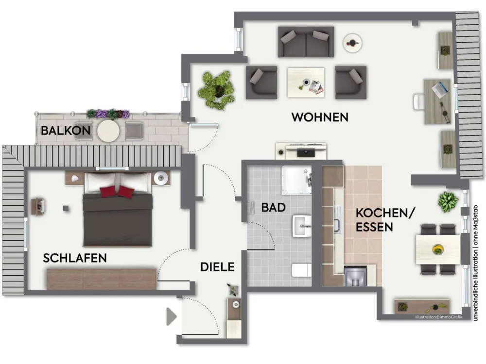 Attraktives Wohnen in begehrter Lage - Sanierte 2½-Zimmer-Wohnung in Stuttgart-Süd