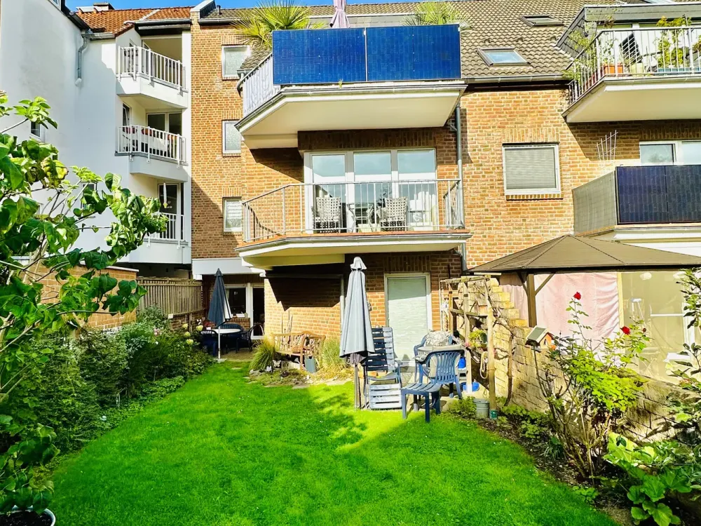 Erstbezug nach Sanierung 2-Zimmer, offene Küche, barrierefrei, Garten,Erdgeschoss am Rhein fußläufig