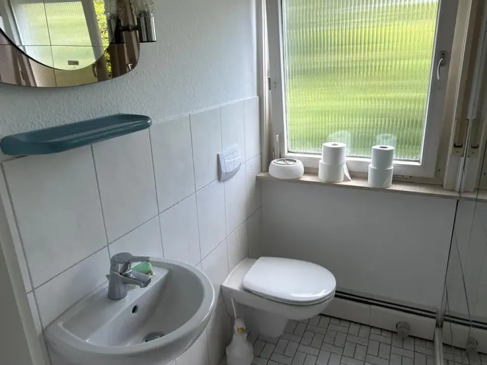 Helle 3-Zimmer-Wohnung mit traumhaftem Weitblick, großem Garten und Südbalkon zu vermieten