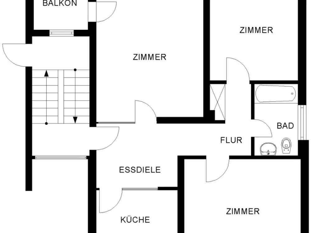 3-Zimmer Wohnung in Grumme