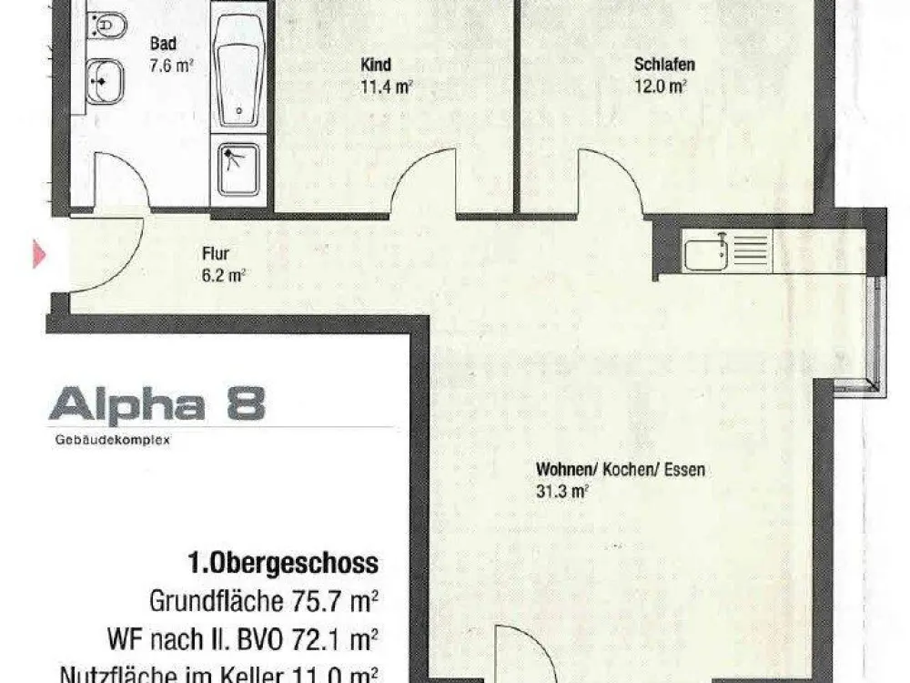 Top moderne und helle 3-Zi.-Whg. 74m² in Eschborn, TGL-Bad