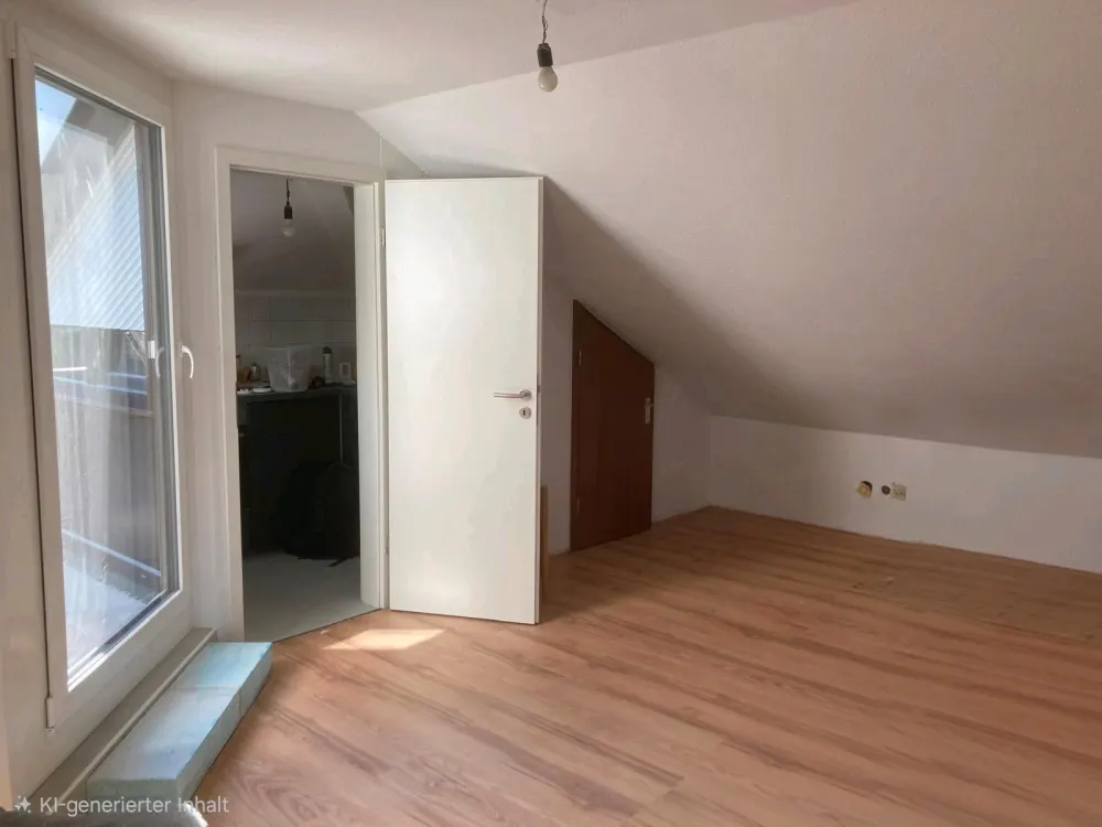1 Zimmer Dachgeschosswohnung in Plieningen zu vermieten