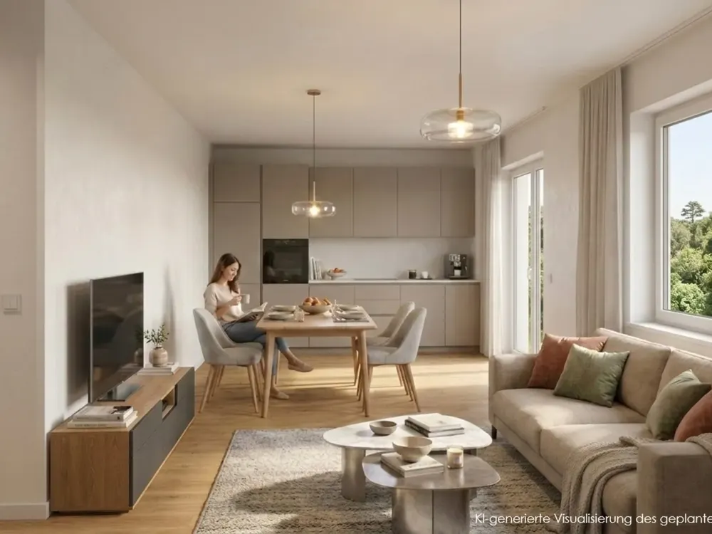 Nur noch 2 Einheiten im Projekt: Neubau-Erstbezug mit Balkon & Stellplatz