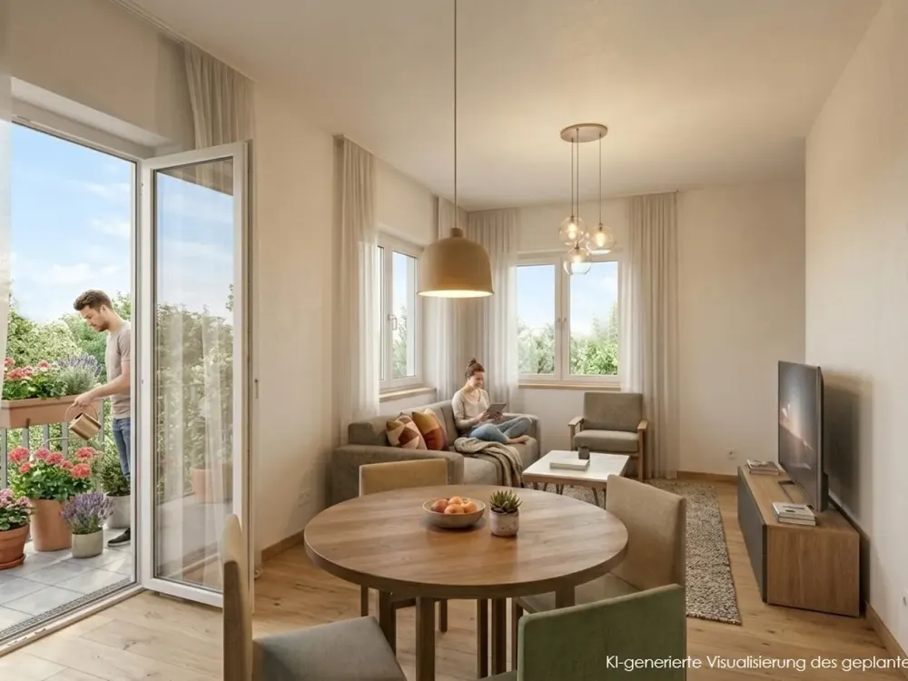 Nur noch 2 Einheiten im Projekt: Neubau-Erstbezug mit Balkon & Stellplatz