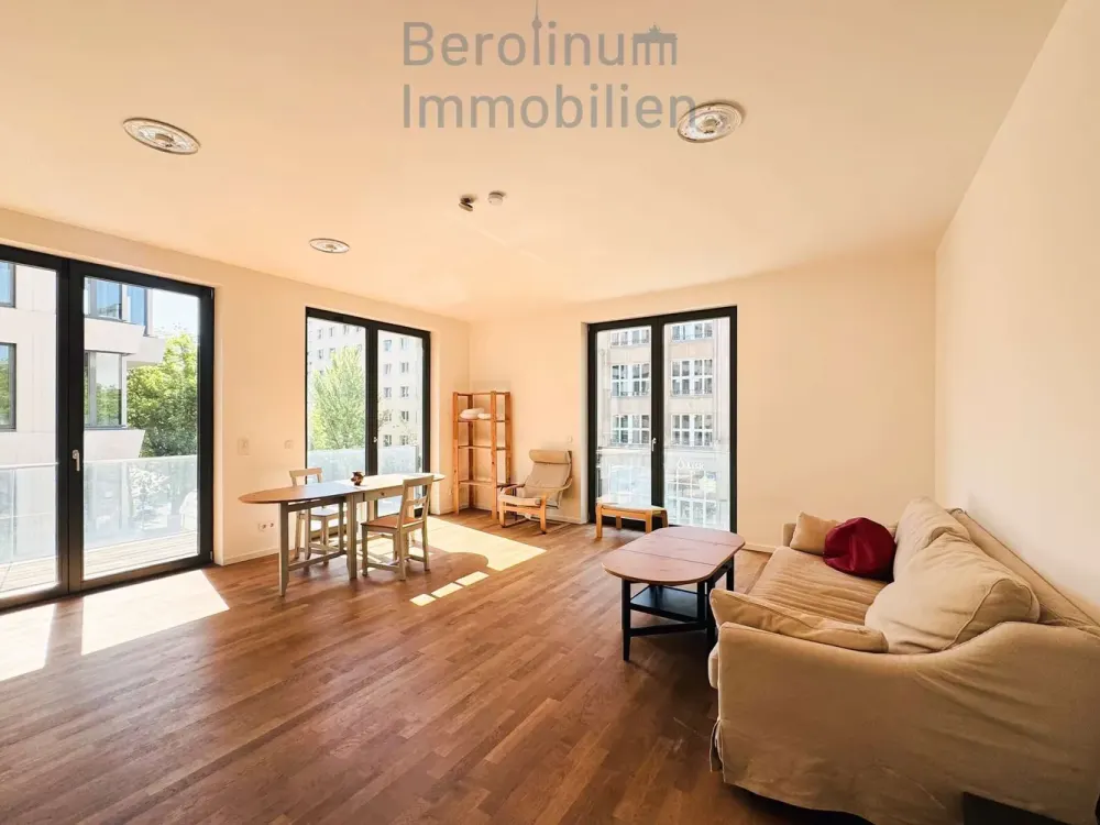 Zur Zwischenmiete: 3-Zi-Whg mit Balkon in einem modernen Neubau in Mitte
