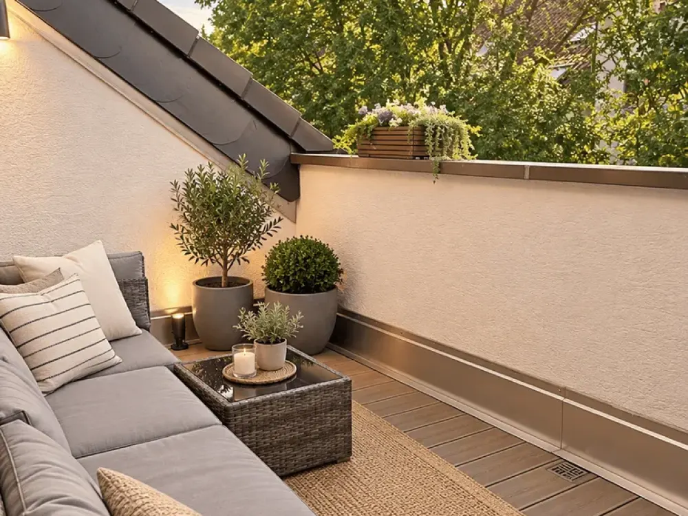 Quiet and modern 2-room apartment near the zoo with spacious roof terrace!