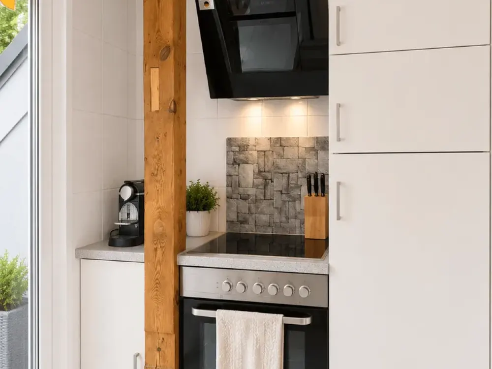 Quiet and modern 2-room apartment near the zoo with spacious roof terrace!
