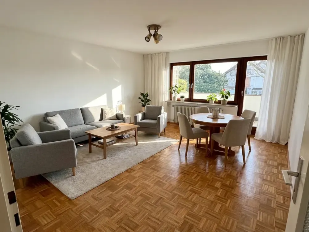 Frisch renoviert: helle 3-Zimmer-Wohnung mit sonnigem Balkon in Ostfildern-Kemnat