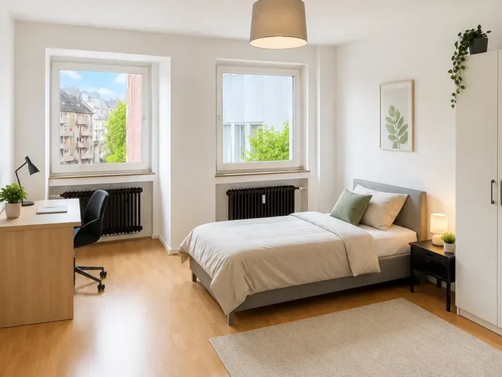 WG-ZIMMER mit ca. 21 m² in Düsseldorf-Oberbilk, sofort frei