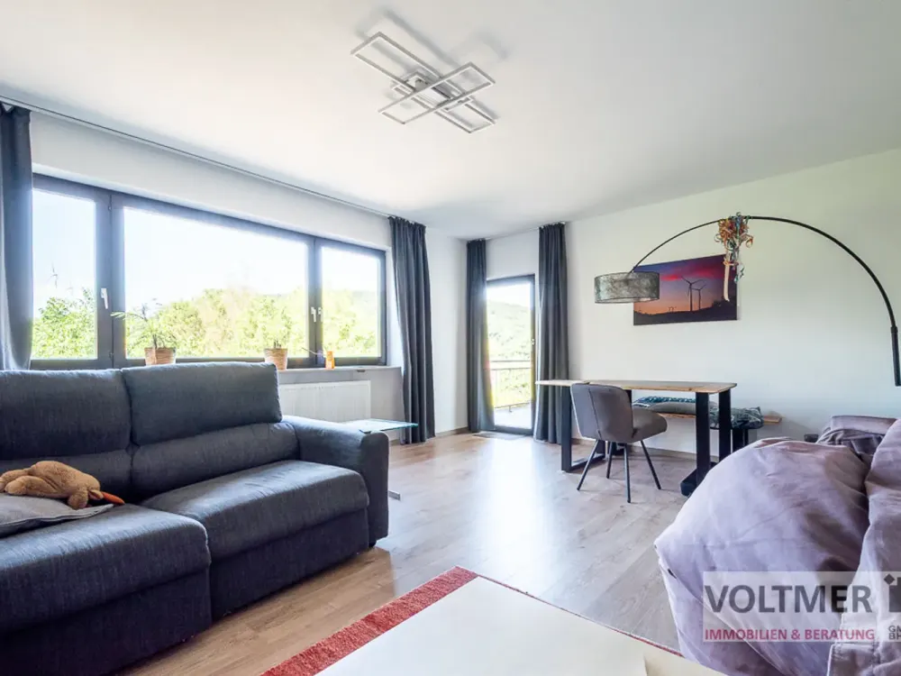 GREEN VIEW - well-maintained ground floor apartment with balcony and parking space in a quiet location in Eppelborn!