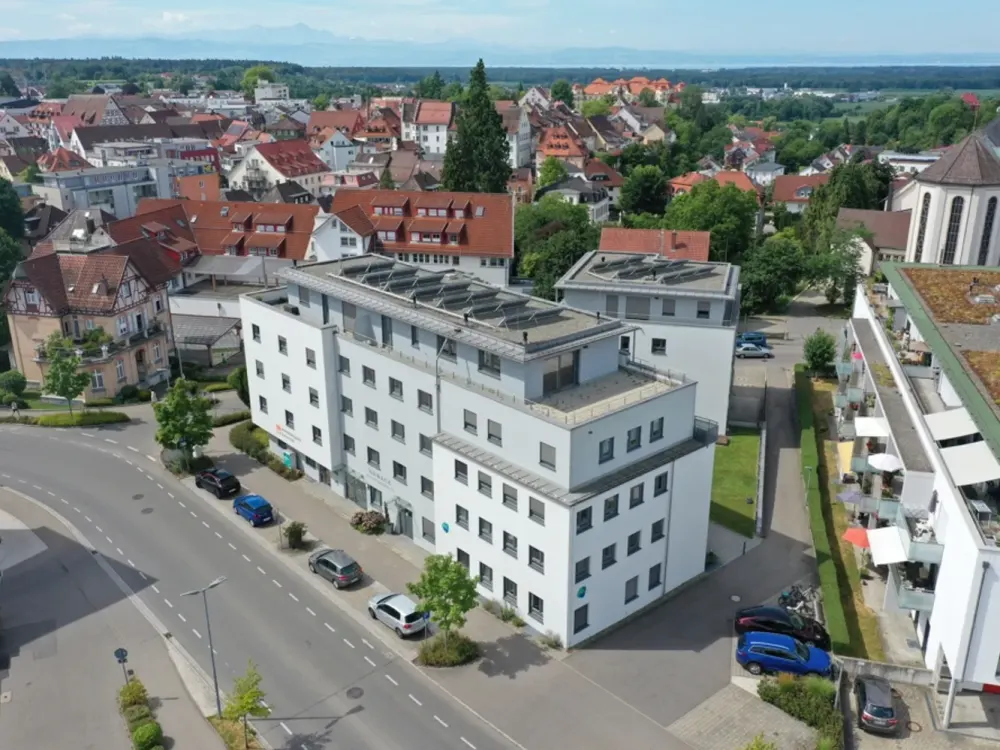 Penthouse in the Heart of Tettnang, Stylish Living with Spacious Terrace and Cozy Atmosphere