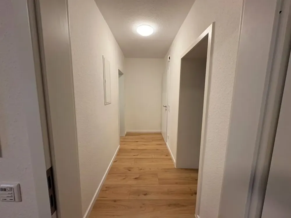 First occupancy after renovation: 3 rooms, kitchen, bathroom with balcony & new fitted kitchen! Furnishing possible