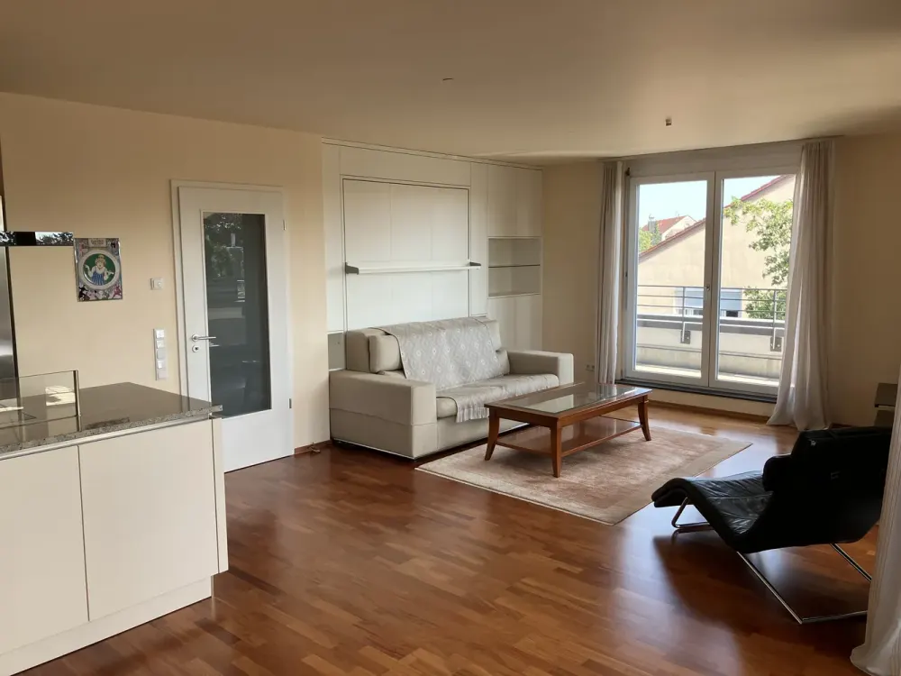 Exklusive teilmöblierte 2 Zimmer 90m² Penthouse Wohnung mit 36m² Dachterrasse 2 Bäder