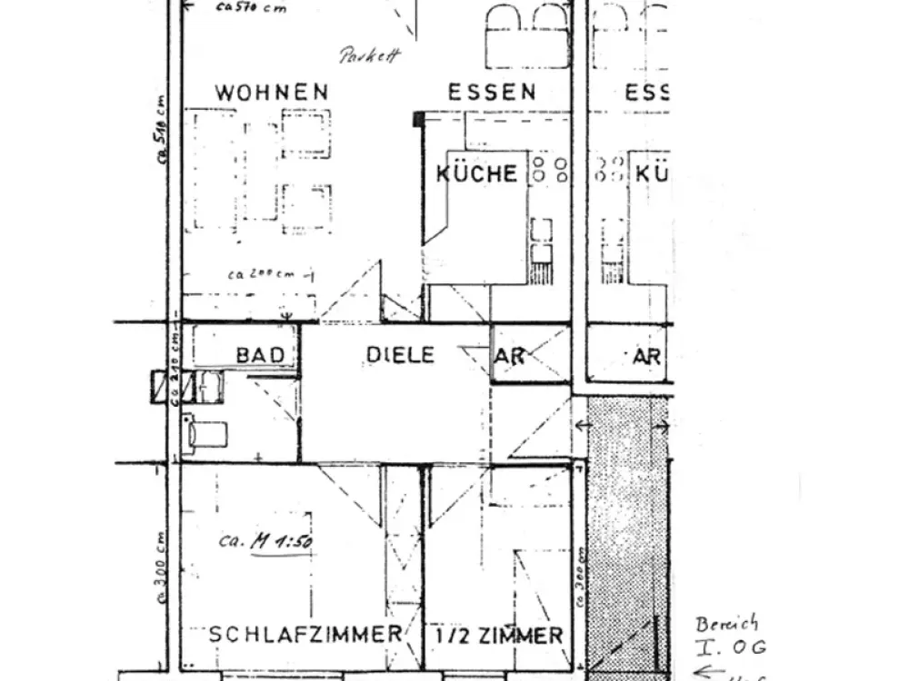 2,5 Zimmer Wohnung mit Terrasse & Garten in Berlin-Mariendorf