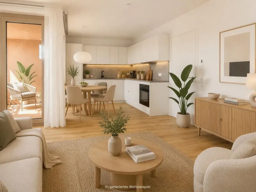 LIST-PELIKAN | First Occupancy | High-Quality 2-Room Apartment with Loggia and Built-In Kitchen