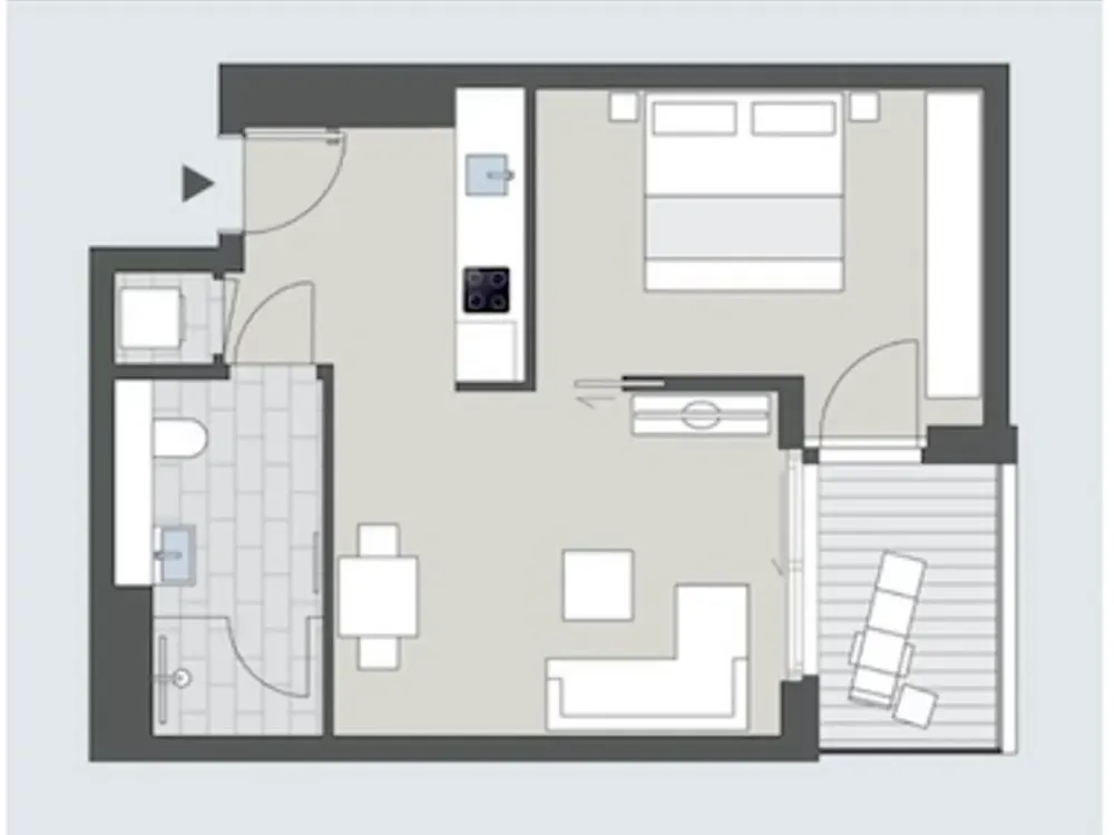 2-Zimmer-Wohnung in der Nähe des KaDeWe