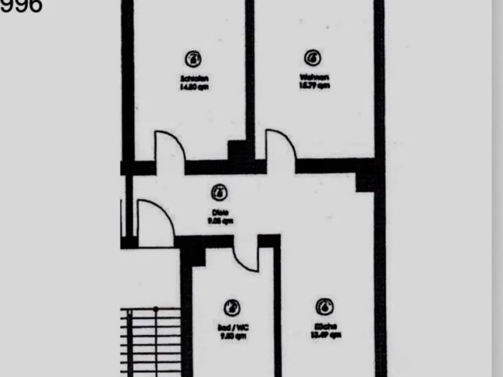 Erstbezug nach Sanierung | 63 m2 2-Raum-Wohnung