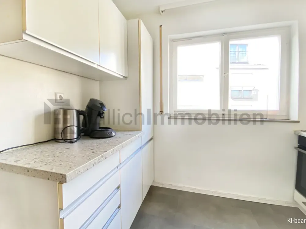 Klein, fein, bestens angebunden, 1-Zimmer-Wohnung mit sonnigem Südbalkon