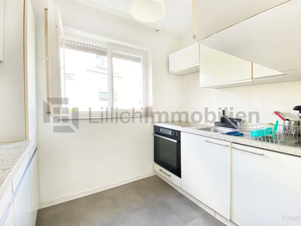 Klein, fein, bestens angebunden, 1-Zimmer-Wohnung mit sonnigem Südbalkon