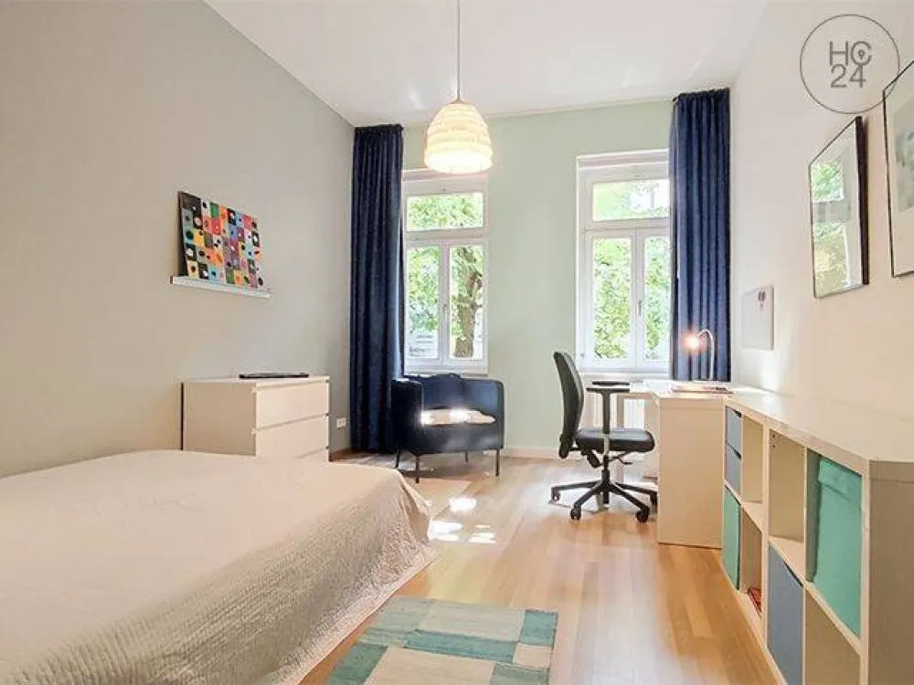 Wohnen auf Zeit: möblierte 3-Raum-Wohnung in Leipzig-Schleußig mit großem Balkon
