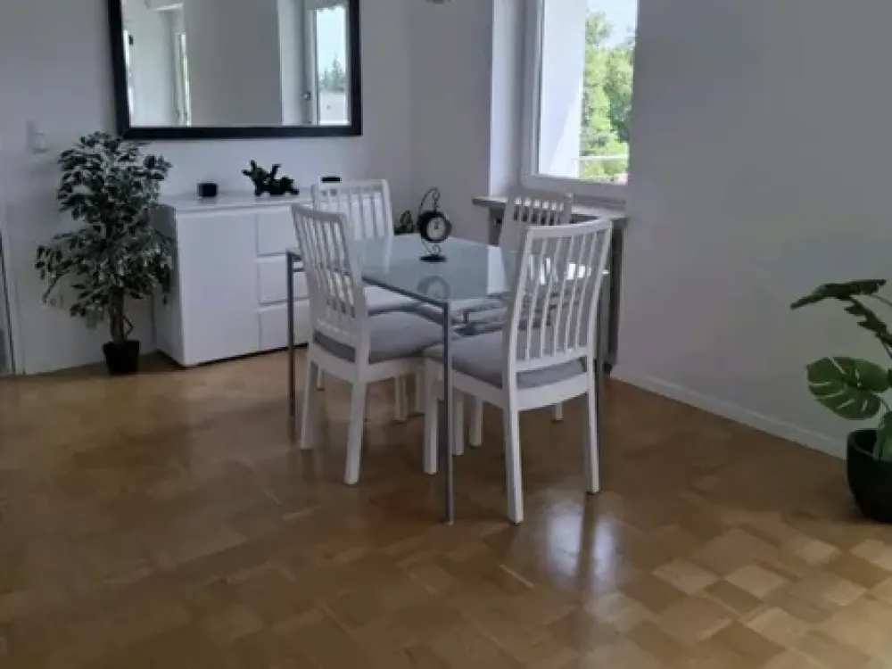 Frisch renovierte 2-Zimmer-Wohnung mit sonnigem Balkon, möbliert oder unmöbliert, Kurz- oder Langz