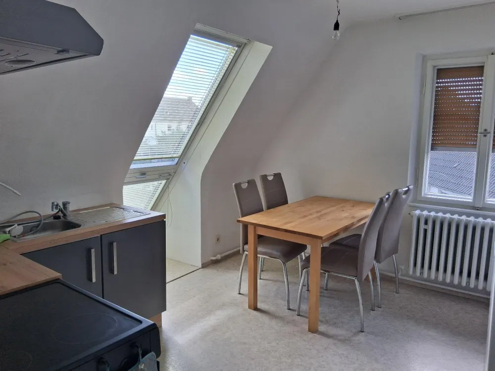 Freundliche, helle kleine Single-Wohnung mit viel Grün ...