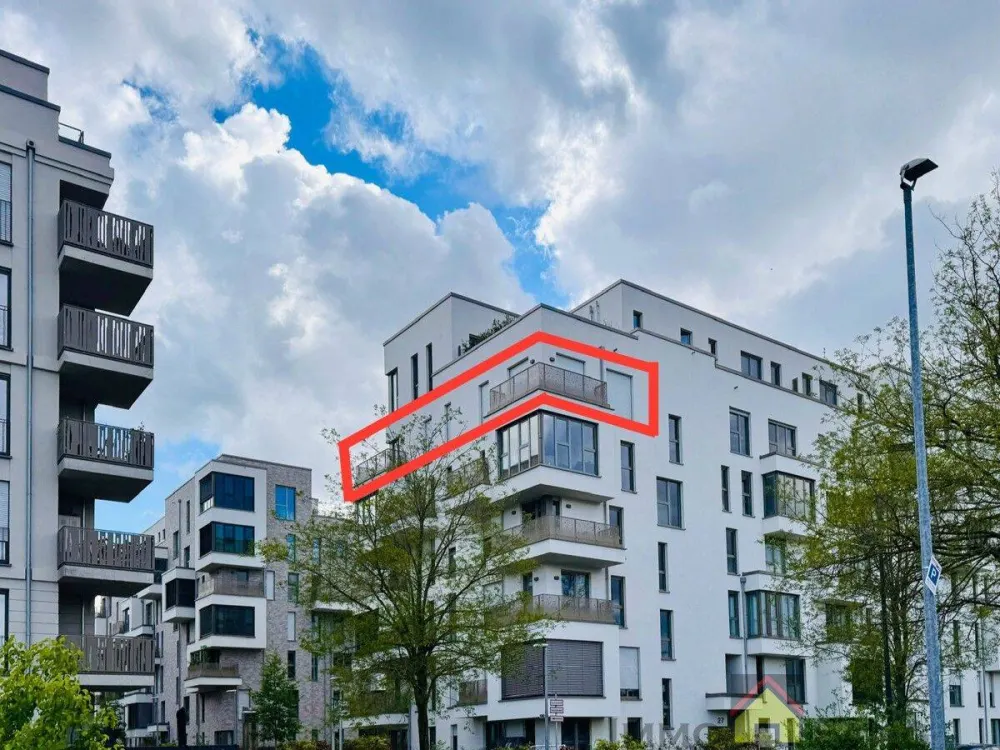 Hell und modern möblierte 4-Zimmer-Wohnung in Düsseldorf Grafental zur Miete