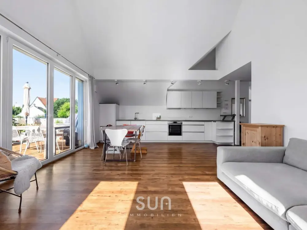 NEUWERTIG WOHNEN IM GONZENHEIMER-VIERTEL - 108 m² Dachgeschoss mit Balkon für Familienleben