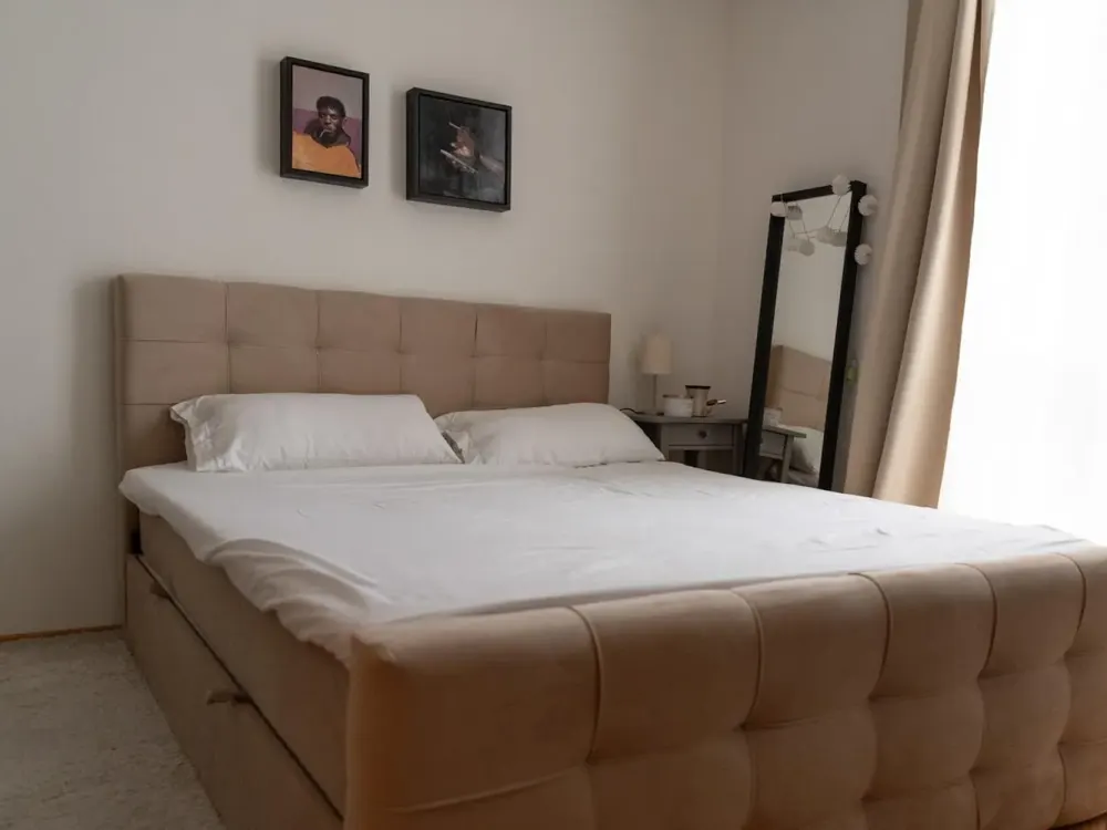 Partially Furnished 2-Room Apartment with Kitchen and Underground Parking Space in Munich-Milbertshofen