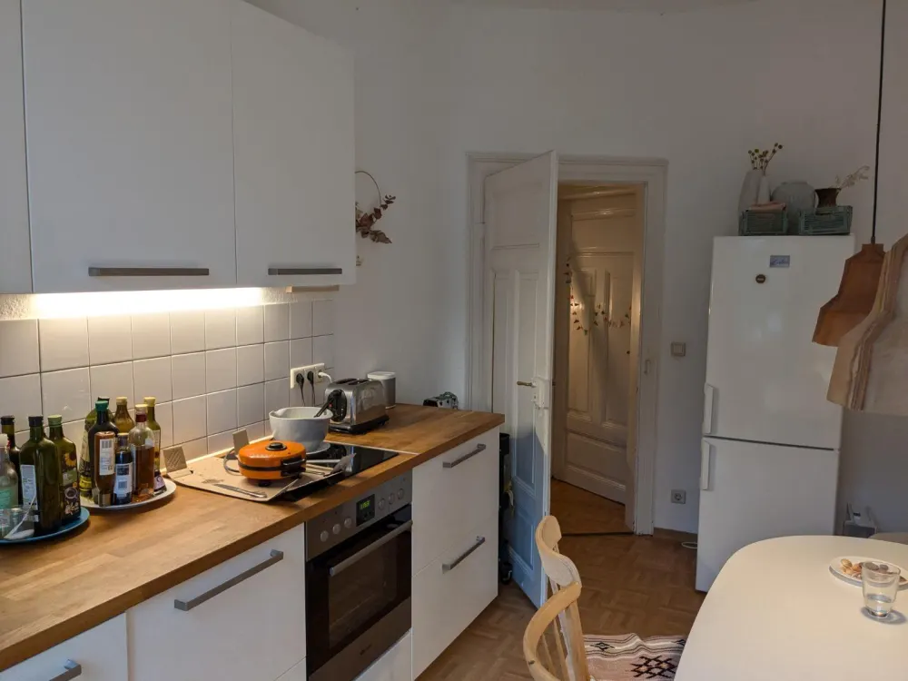Möblierte Helle 2-Zimmer-Wohnung in KA Weststadt, Toplage, Garten