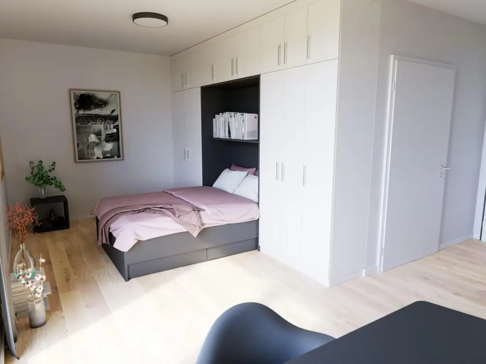 Möbliertes Studio-Apartment in Hamburg, ab Oktober, all-inklusive