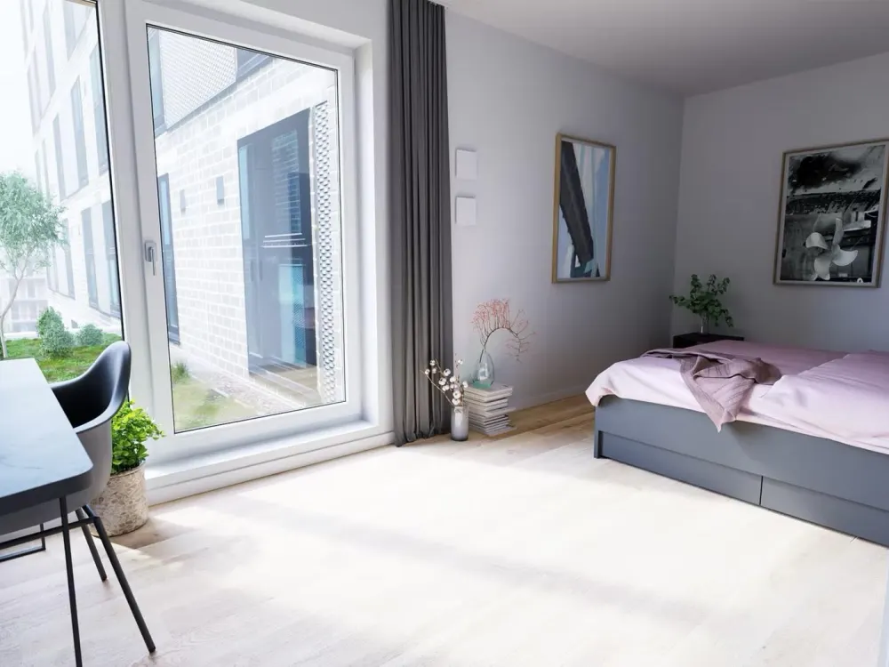 Möbliertes Studio-Apartment in Hamburg, ab Oktober, all-inklusive
