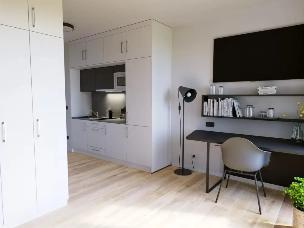 Möbliertes Studio-Apartment in Hamburg, ab Oktober, all-inklusive