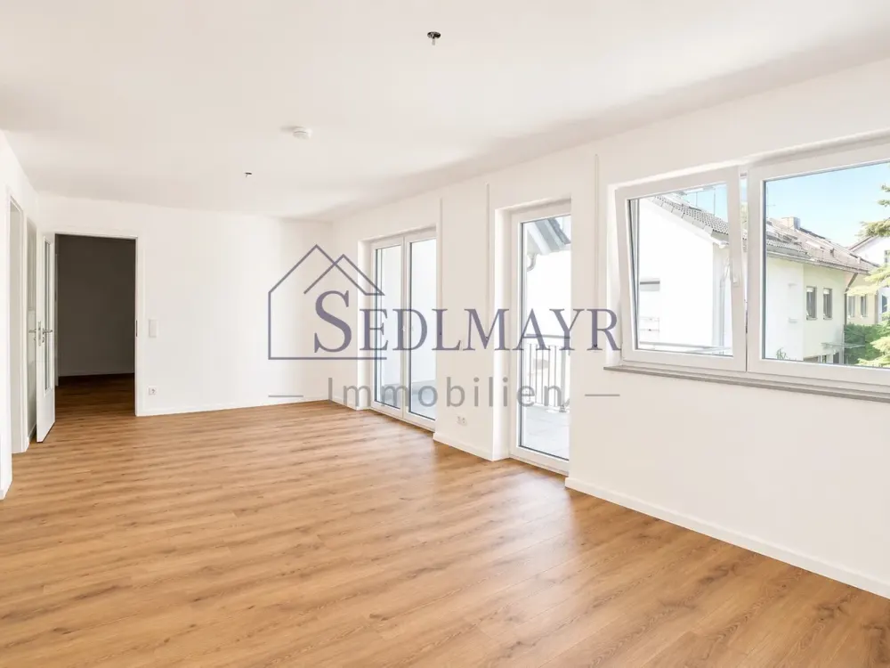 VERMIETUNG: Hochwertige Obergeschosswohnung mit großem Balkon und Fußbodenheizung!