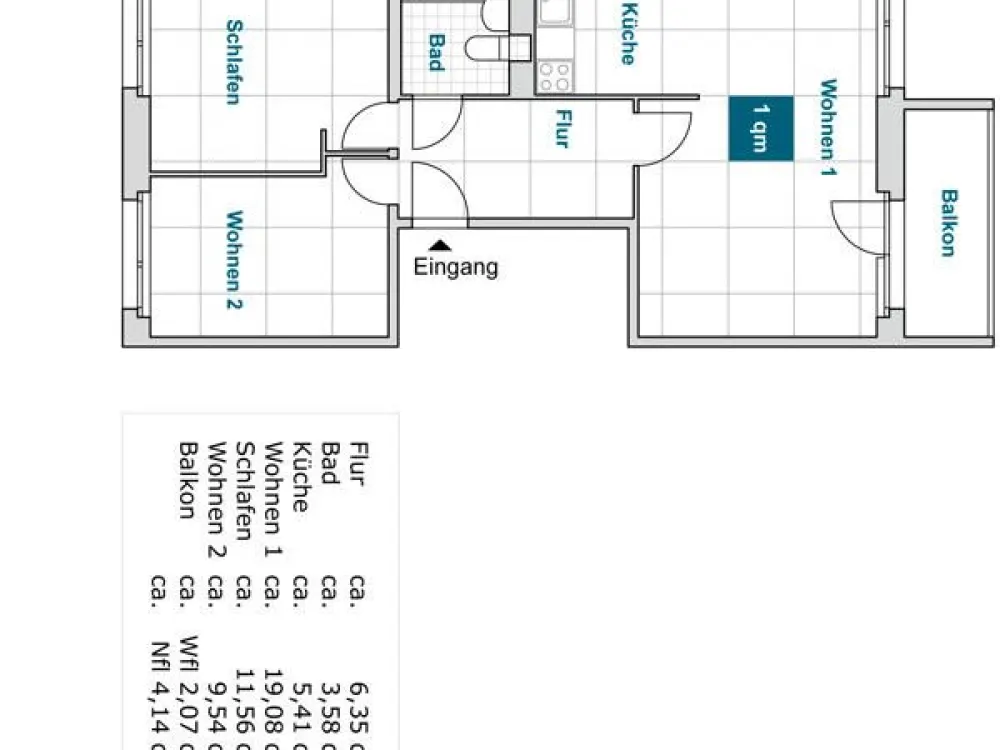 Da kommt man gern Heim. Günstige 3-Raumwohnung mit Balkon!