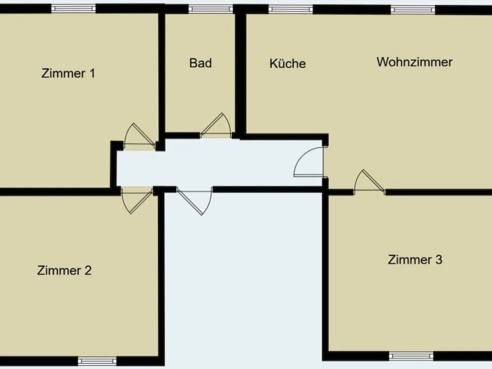 Familienfreundliche, zentrale 4-Zi.-Wohnung in Freital