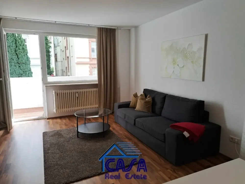 WESTEND-NORD: 3,5 Zimmer Wohnung mit Balkon hochwertig möbliert, sehr ruhig gelegen